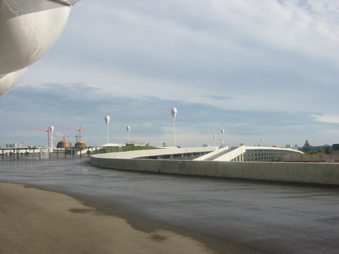 Die einzelnen Parkdecke